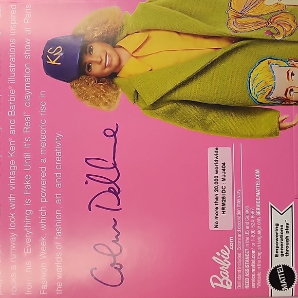 New KidSuper Studios Barbie Doll Design By Colm Dillane Mattel Collectible Ken - Picture 8 of 12